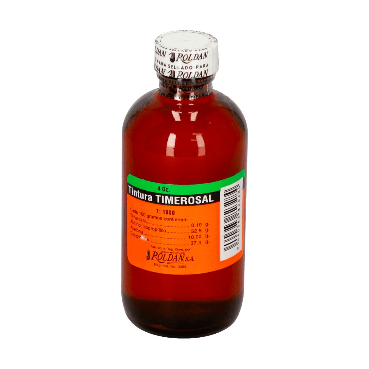 Tintura Timerosal Roldan 4Oz Tintura Timerosal Roldan 4Oz