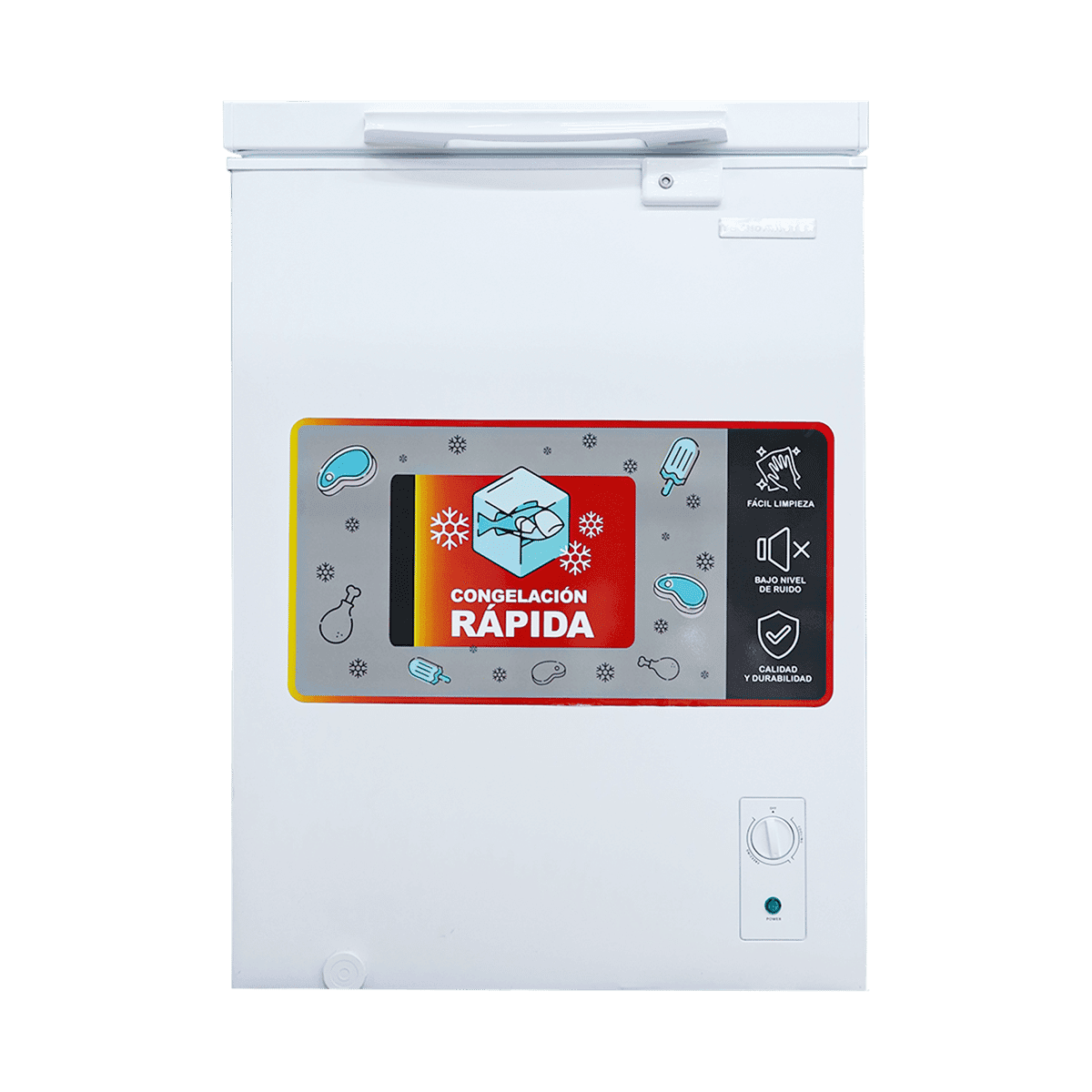 Freezer Horizontal Tecnomaster 5 pies³ TEMI-142C Freezer Horizontal Tecnomaster 5 pies³ TEMI-142C