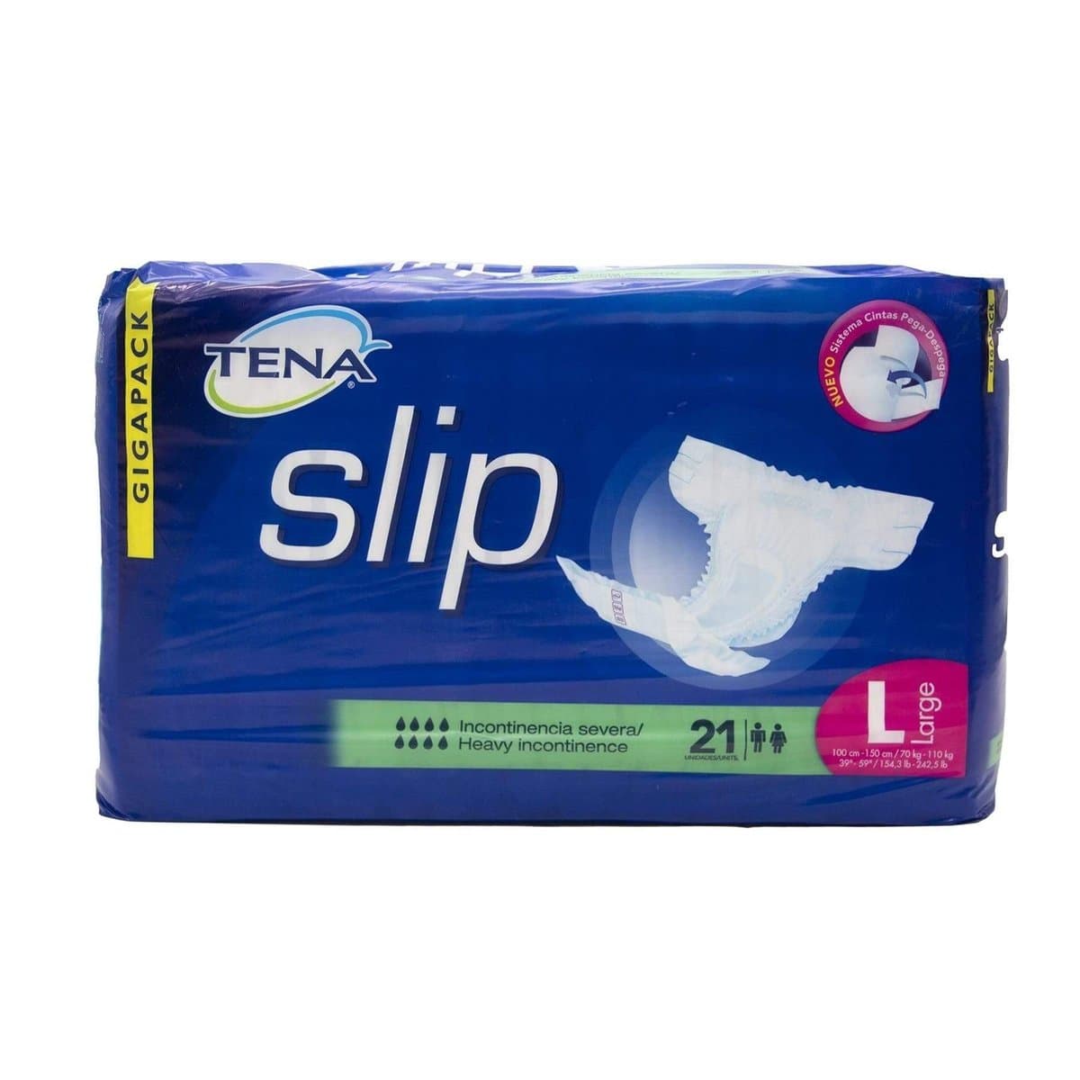 PaƱales Desechables De Adultos Slip L 21 Unidades PaƱales Desechables De Adultos Slip L 21 Unidades