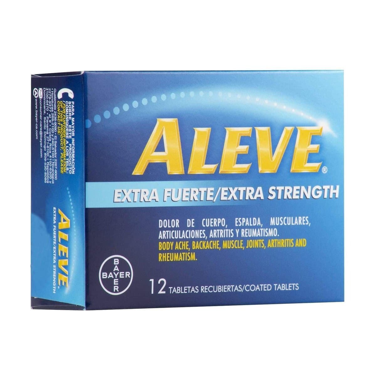 Analgésico Aleve Extra Fuerte 12 Tabletas Analgésico Aleve Extra Fuerte 12 Tabletas