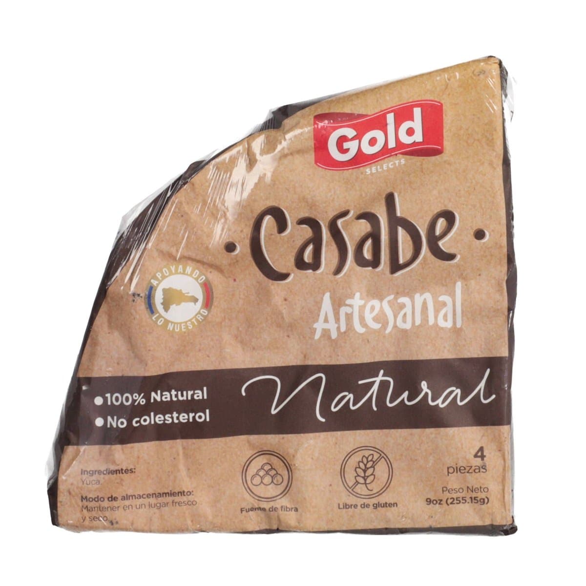 Casabe Artesanal Gold Selects Natural 4 piezas Casabe Artesanal Gold Selects Natural 4 piezas
