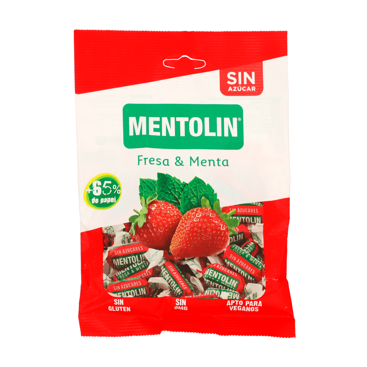 Menta Sabor a Fresa Mentolin 100g Menta Sabor a Fresa Mentolin 100g