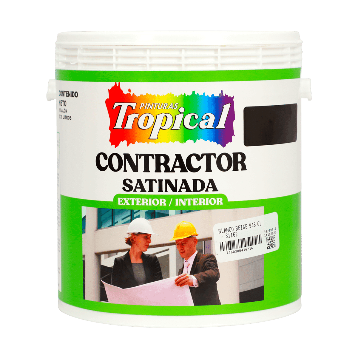 Pinturas Tropical Contractor Satinada Blanco Beige 946 Gl Pinturas Tropical Contractor Satinada Blanco Beige 946 Gl