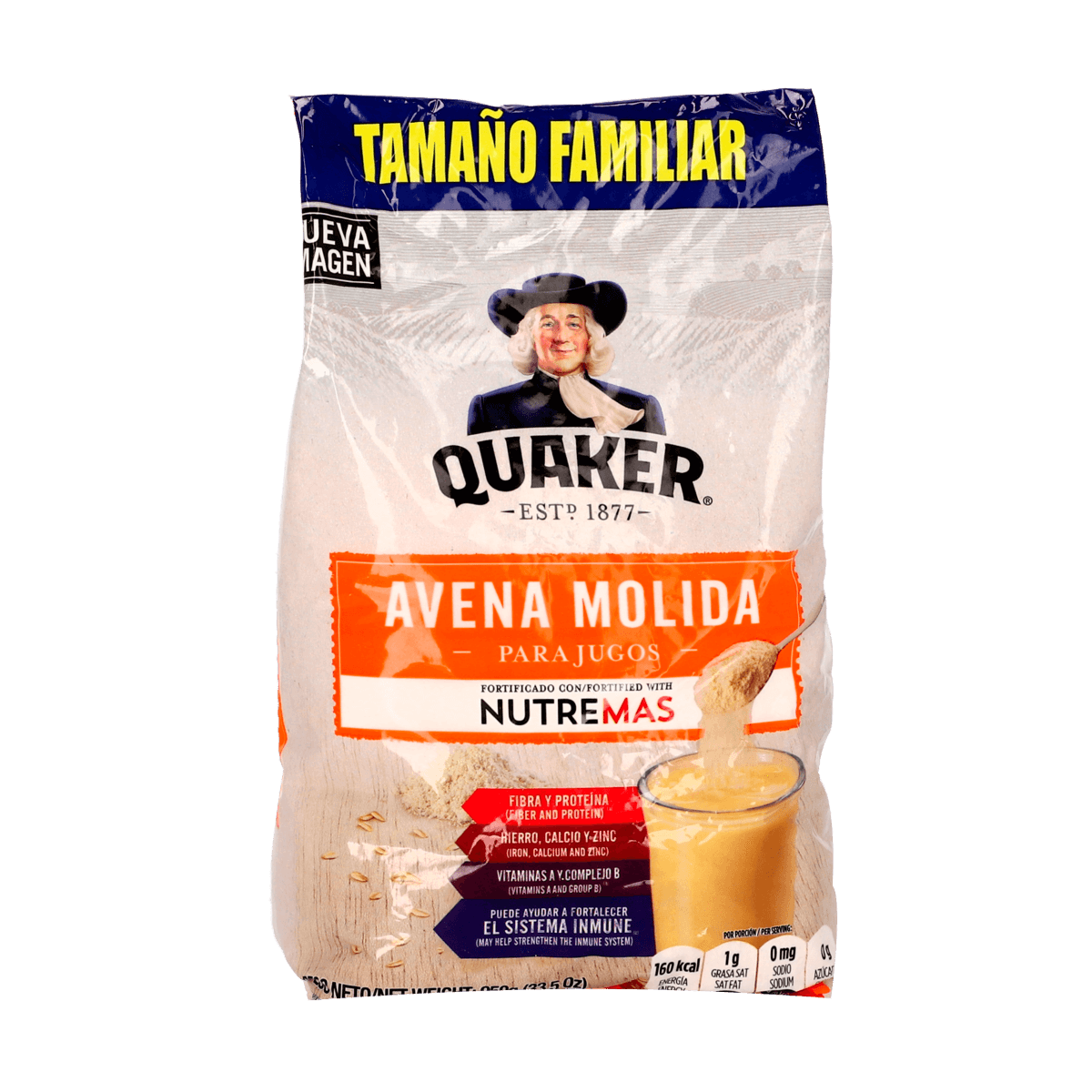 Avena Molida Quaker 33.5Oz Avena Molida Quaker 33.5Oz