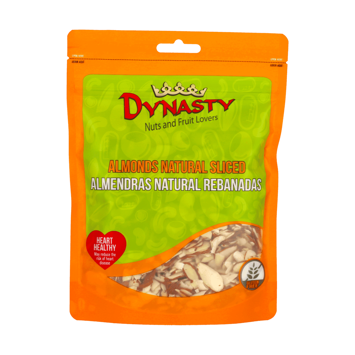 Almendras Naturales Rebanadas DANASTY 170 g Almendras Naturales Rebanadas DANASTY 170 g
