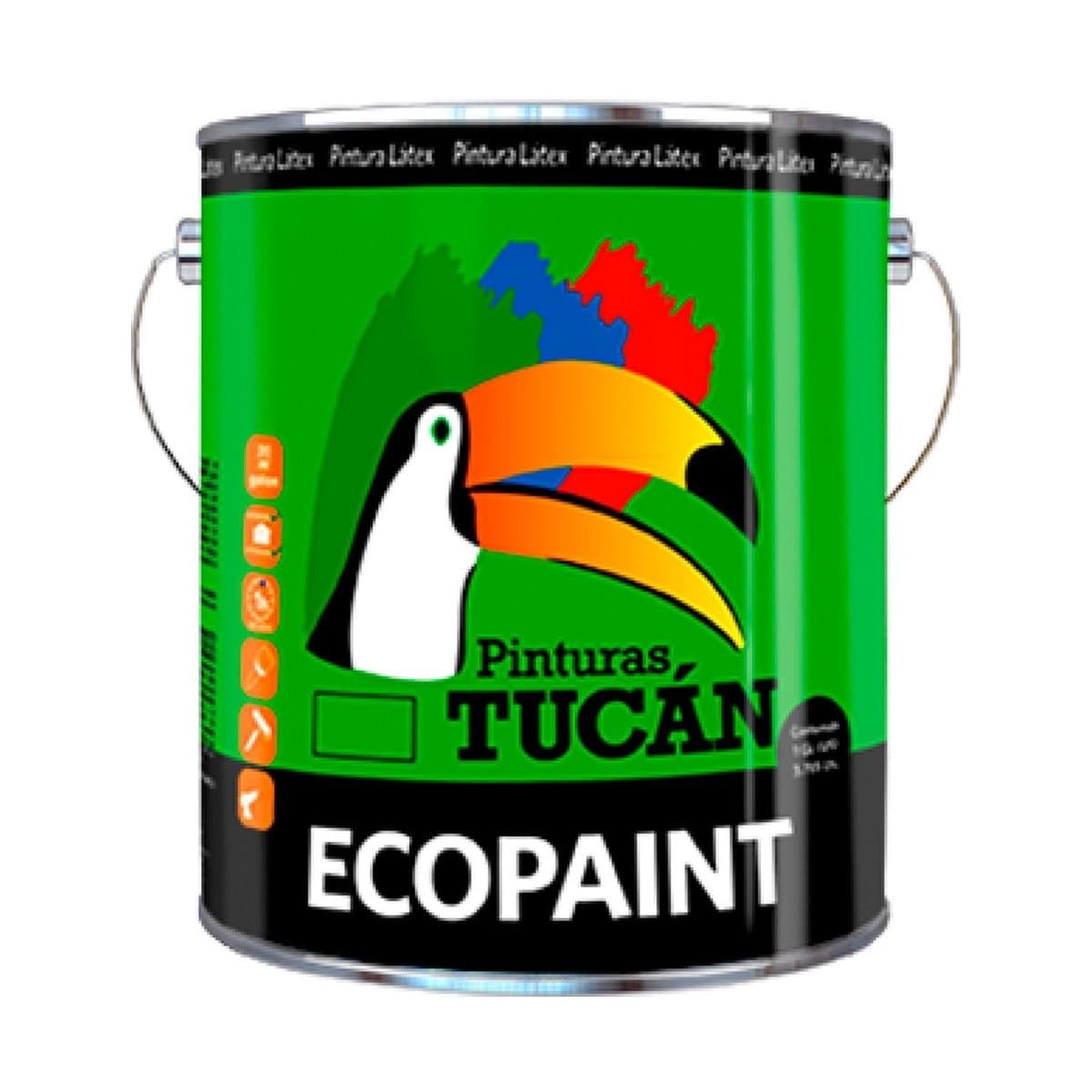 Pinturas Tucan Linea Ecopaint Latex de Agua Mate Interior Pinturas Tucan Linea Ecopaint Latex de Agua Mate Interior