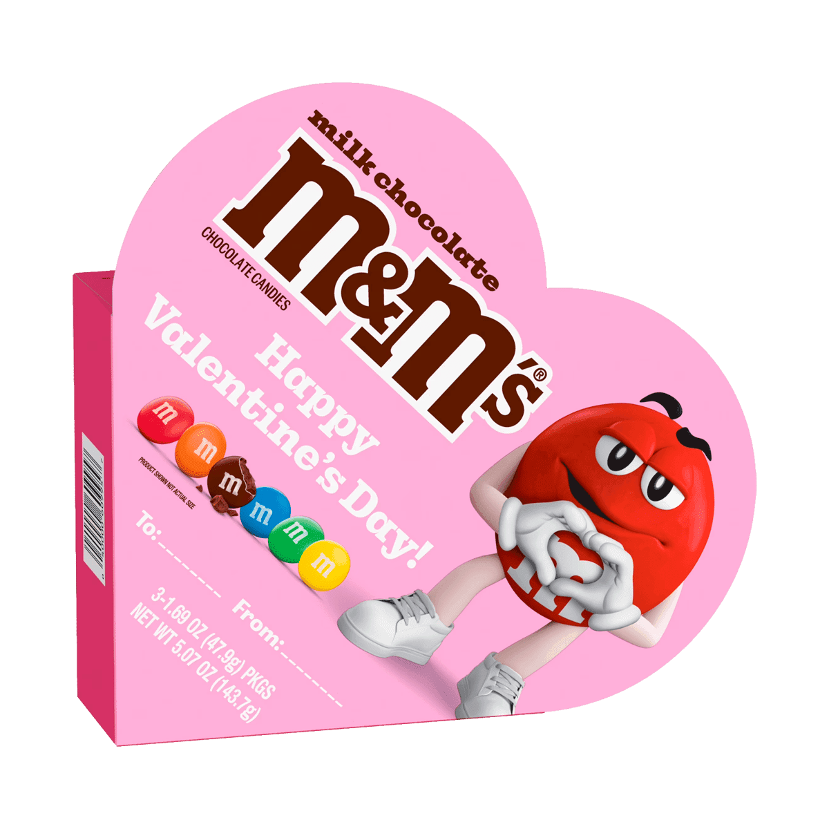 Chocolates m&m Valentine Heart Box 5.7 oz Chocolates m&m Valentine Heart Box 5.7 oz