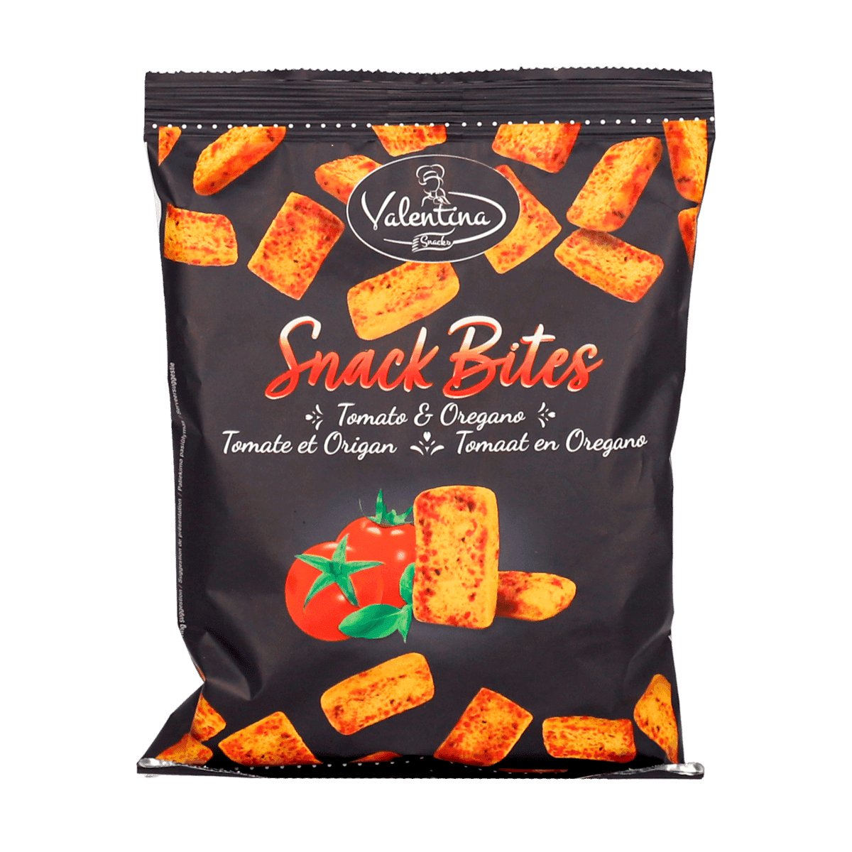 Snack Bites Valentina Tomate y Orégano 80g Snack Bites Valentina Tomate y Orégano 80g