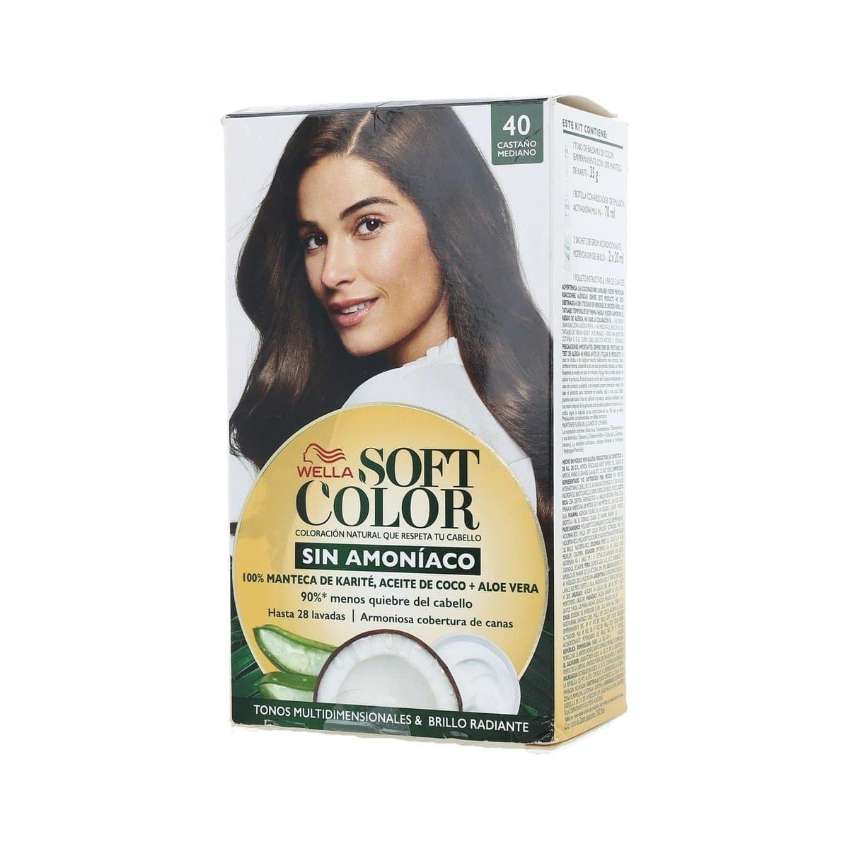 Tinte Soft Color Sin Amoniaco Castaño Mediano 40 Tinte Soft Color Sin Amoniaco Castaño Mediano 40