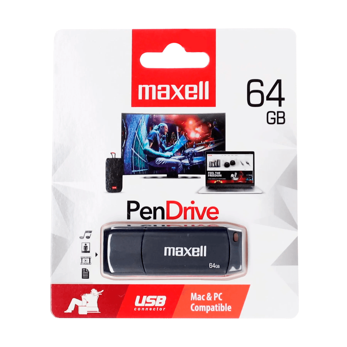 Memoria USB Maxell 64GB R/347541 Memoria USB Maxell 64GB R/347541