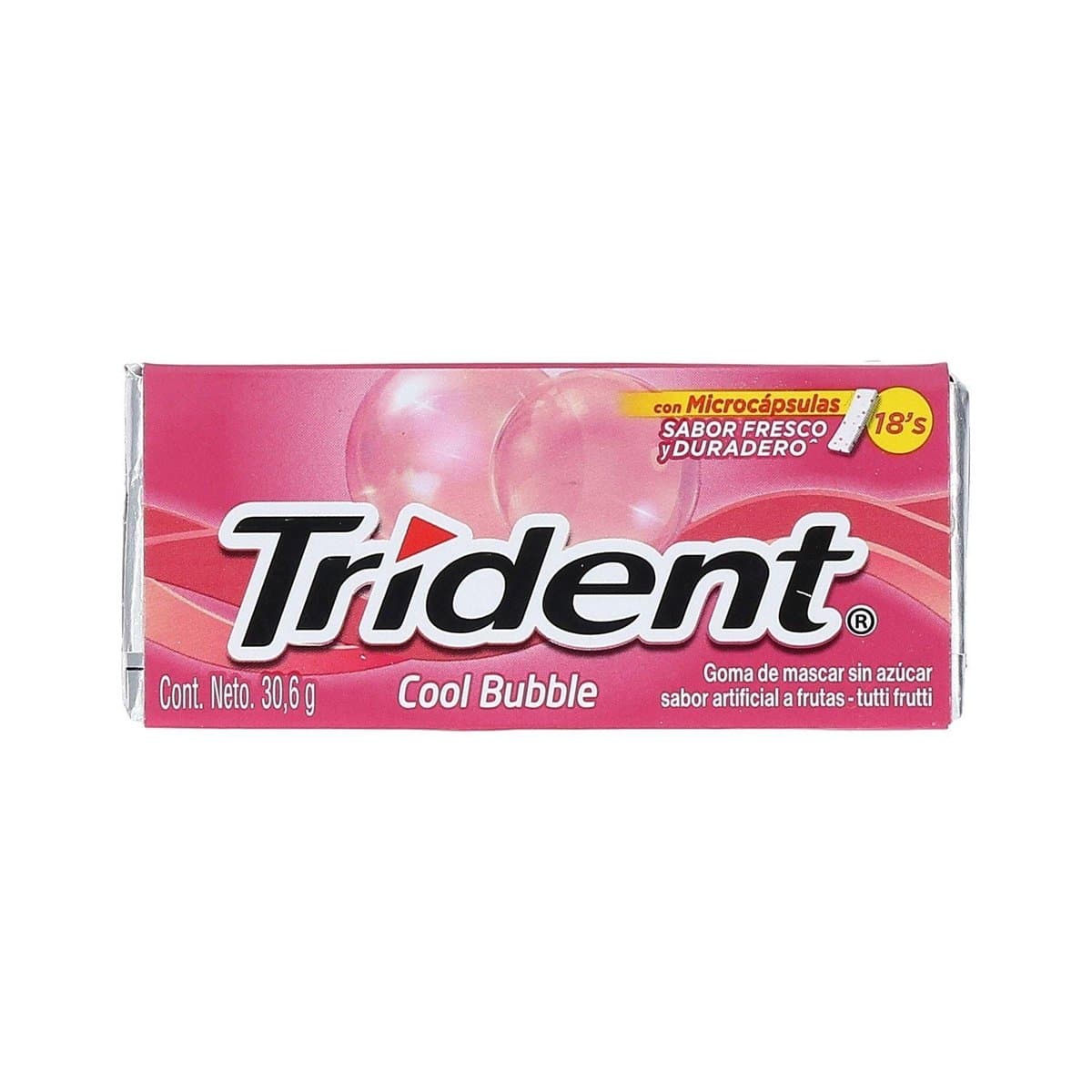 Gomas De Mascar Sabor Fresco Y Duradero Trident Con Microcápsulas 30 g Gomas De Mascar Sabor Fresco Y Duradero Trident Con Microcápsulas 30 g