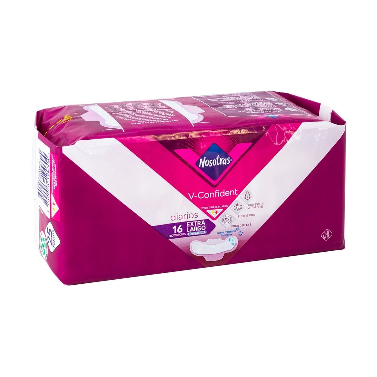 Protectores Diarios Nosotras Extra Largo 16 uds Protectores Diarios Nosotras Extra Largo 16 uds