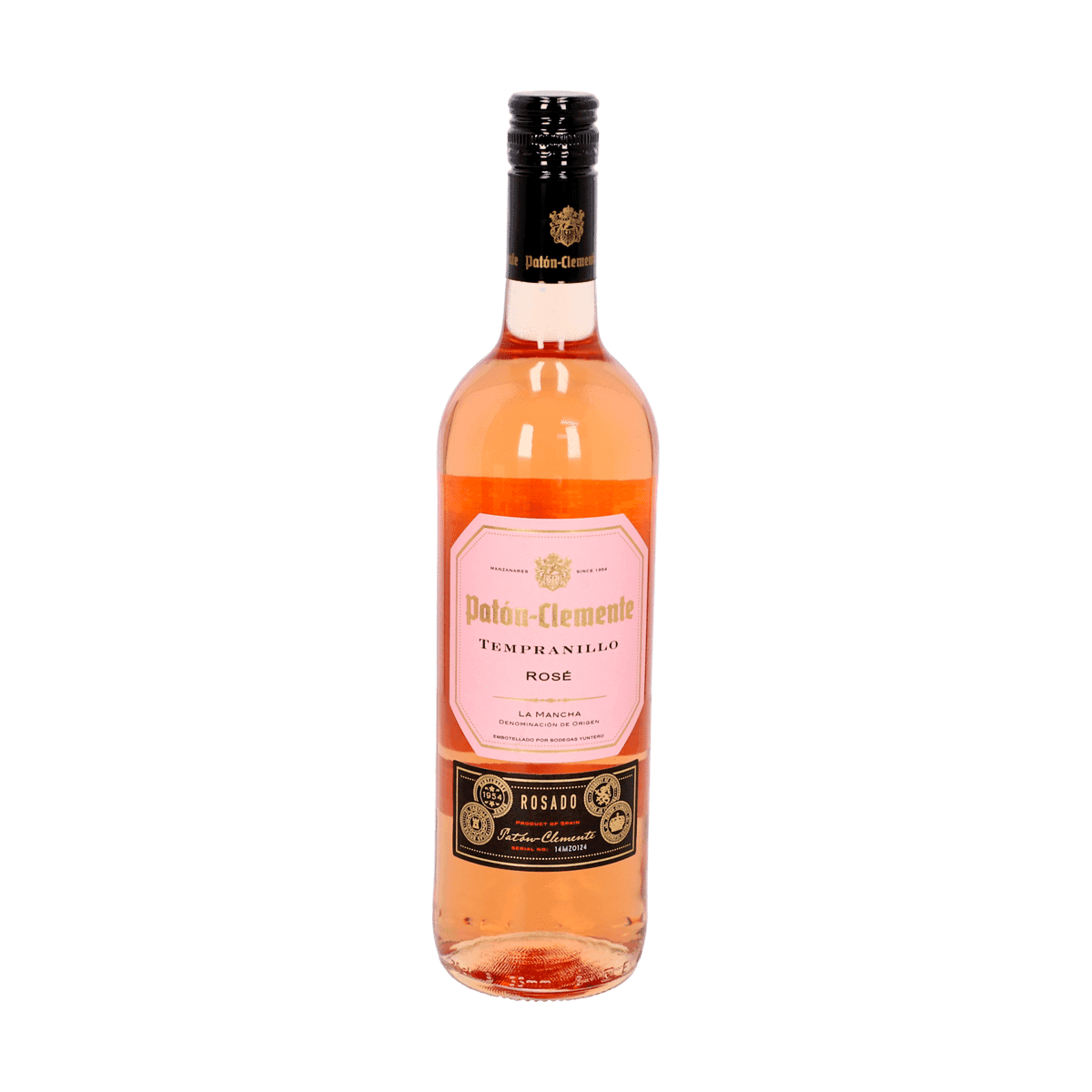 Vino Rosado Patón-Clemente Tempranillo 750ml Vino Rosado Patón-Clemente Tempranillo 750ml