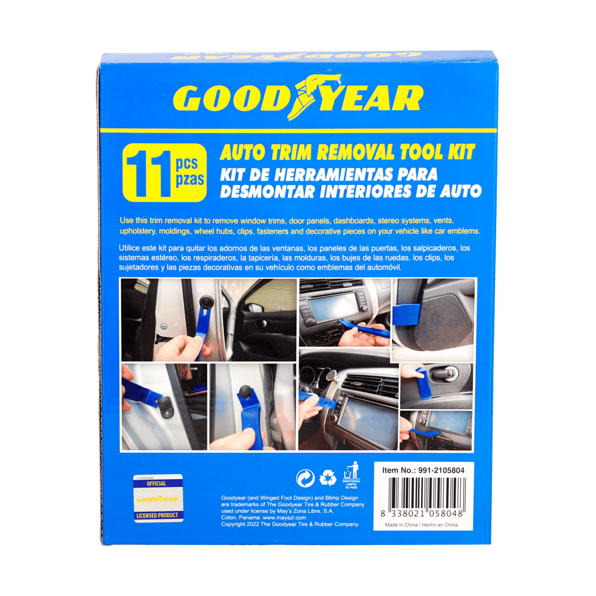 Kit de Herramientas Removedor Para Interior R/991-2105804 Kit de Herramientas Removedor Para Interior R/991-2105804