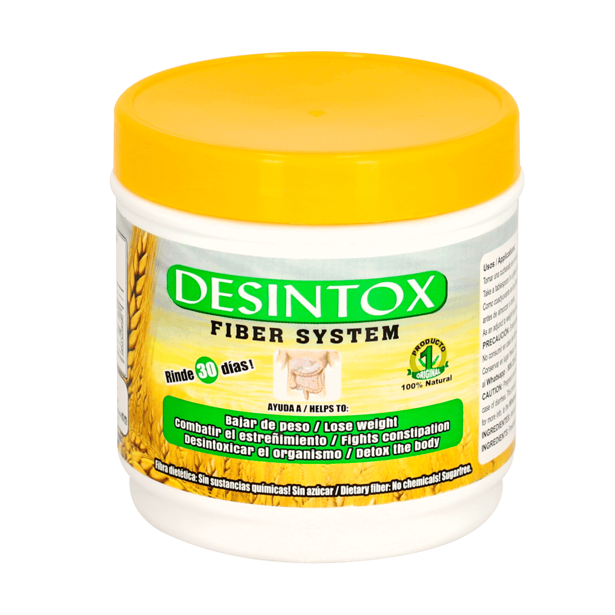 Fibra Desintox Sabor Natural 8oz Fibra Desintox Sabor Natural 8oz