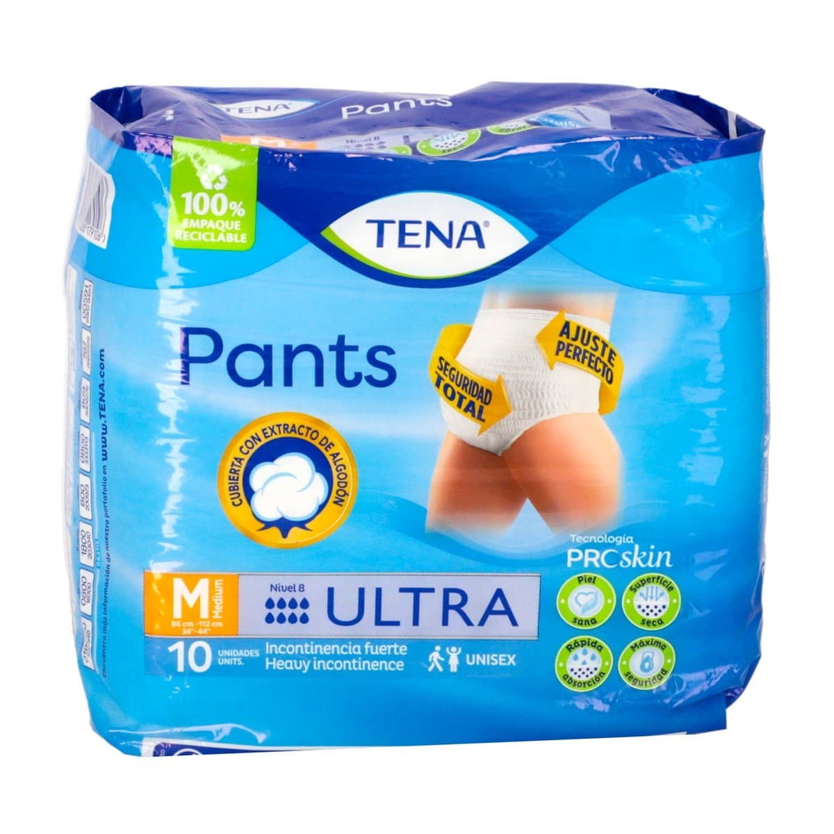 Panales Tena Pantalon Unisex Medium 10 Unidades Panales Tena Pantalon Unisex Medium 10 Unidades