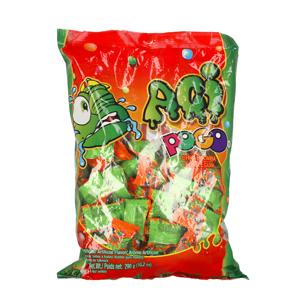 Chicles Ácidos Bubble Gum 100 Unidades 290 g Chicles Ácidos Bubble Gum 100 Unidades 290 g