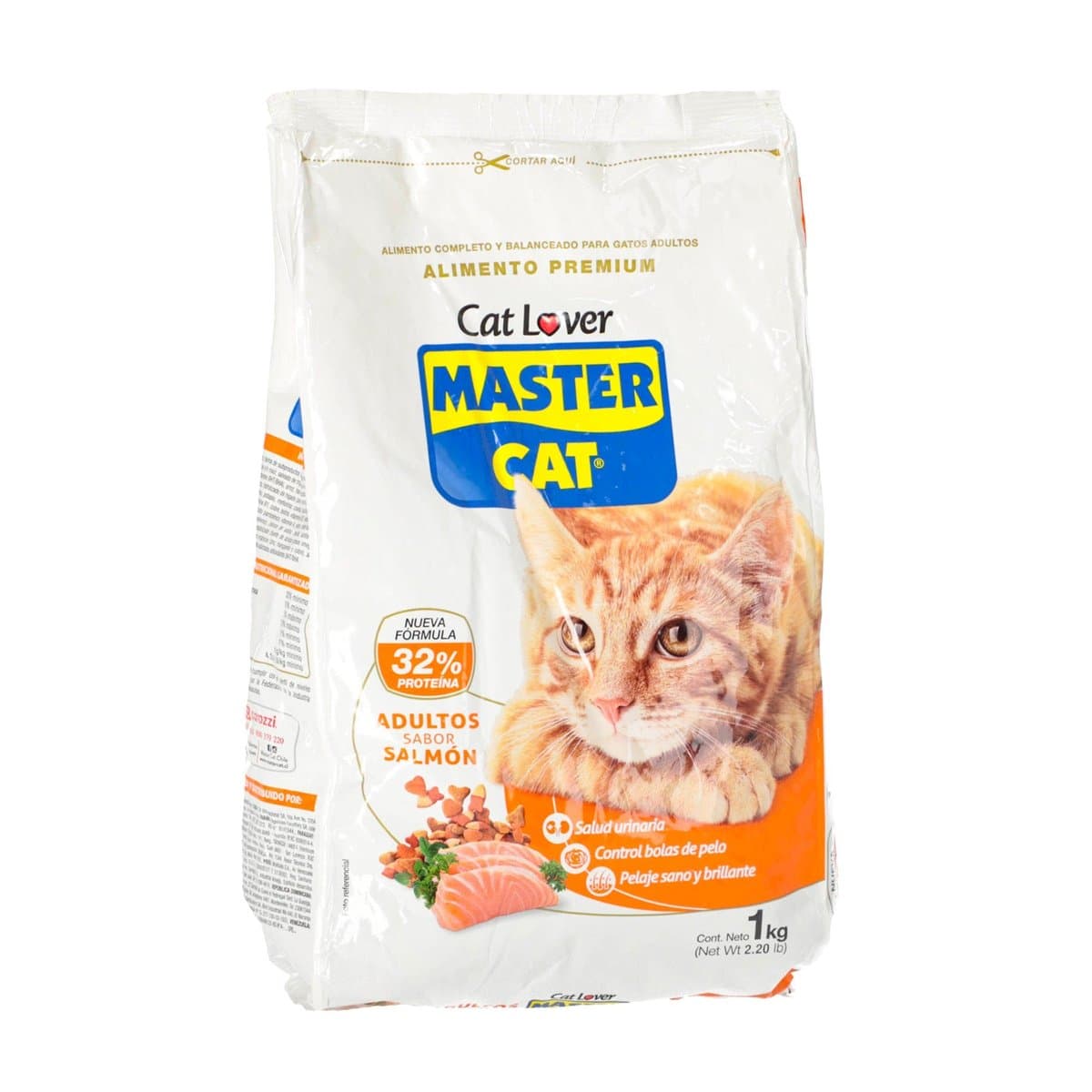 Alimento para Gatos Adultos Master Cat 2.2lb Alimento para Gatos Adultos Master Cat 2.2lb