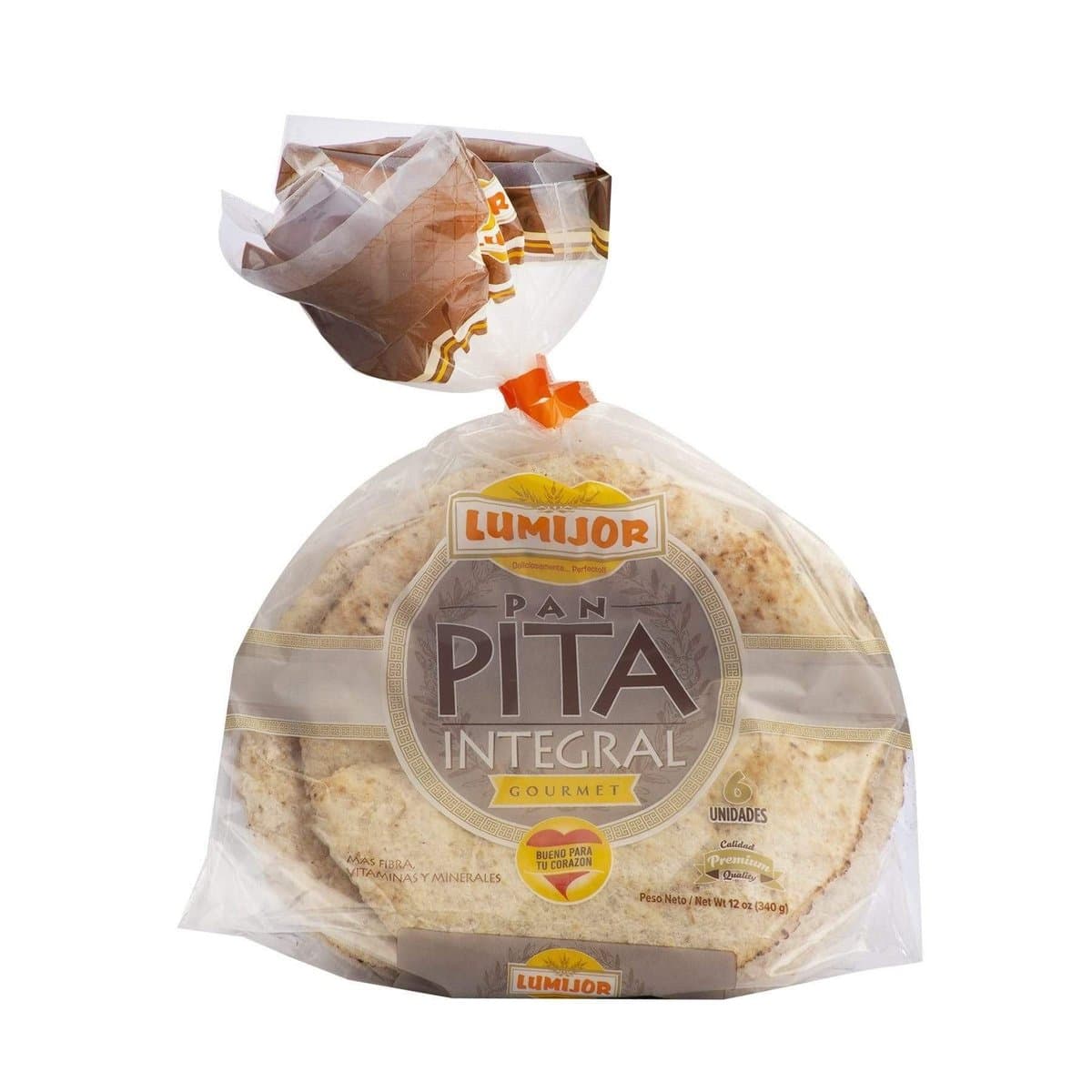 Pan Pita Integral Lumijor Gourmet 6 uds Pan Pita Integral Lumijor Gourmet 6 uds