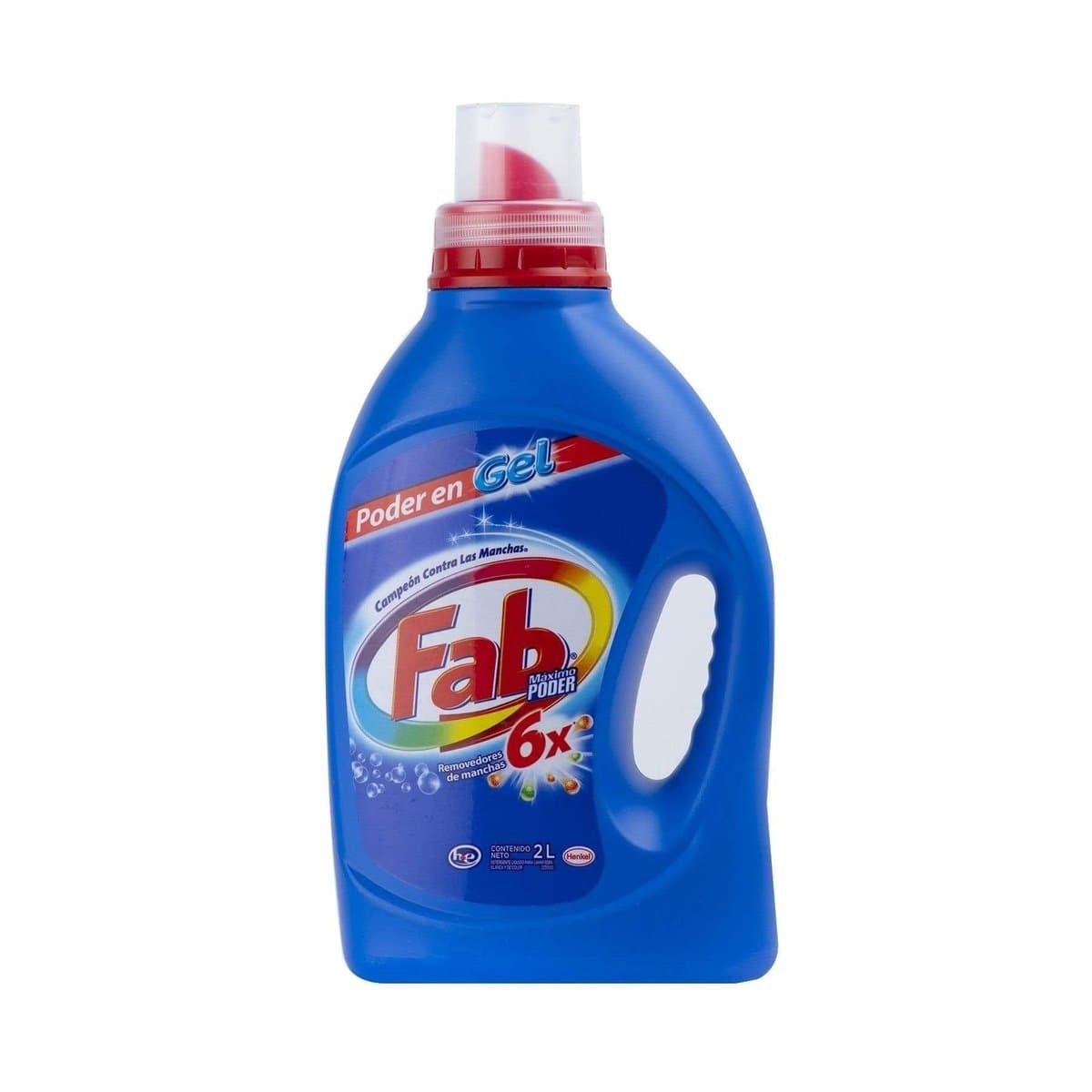 Detergente Liquido Fab Máximo Poder 2L Detergente Liquido Fab Máximo Poder 2L