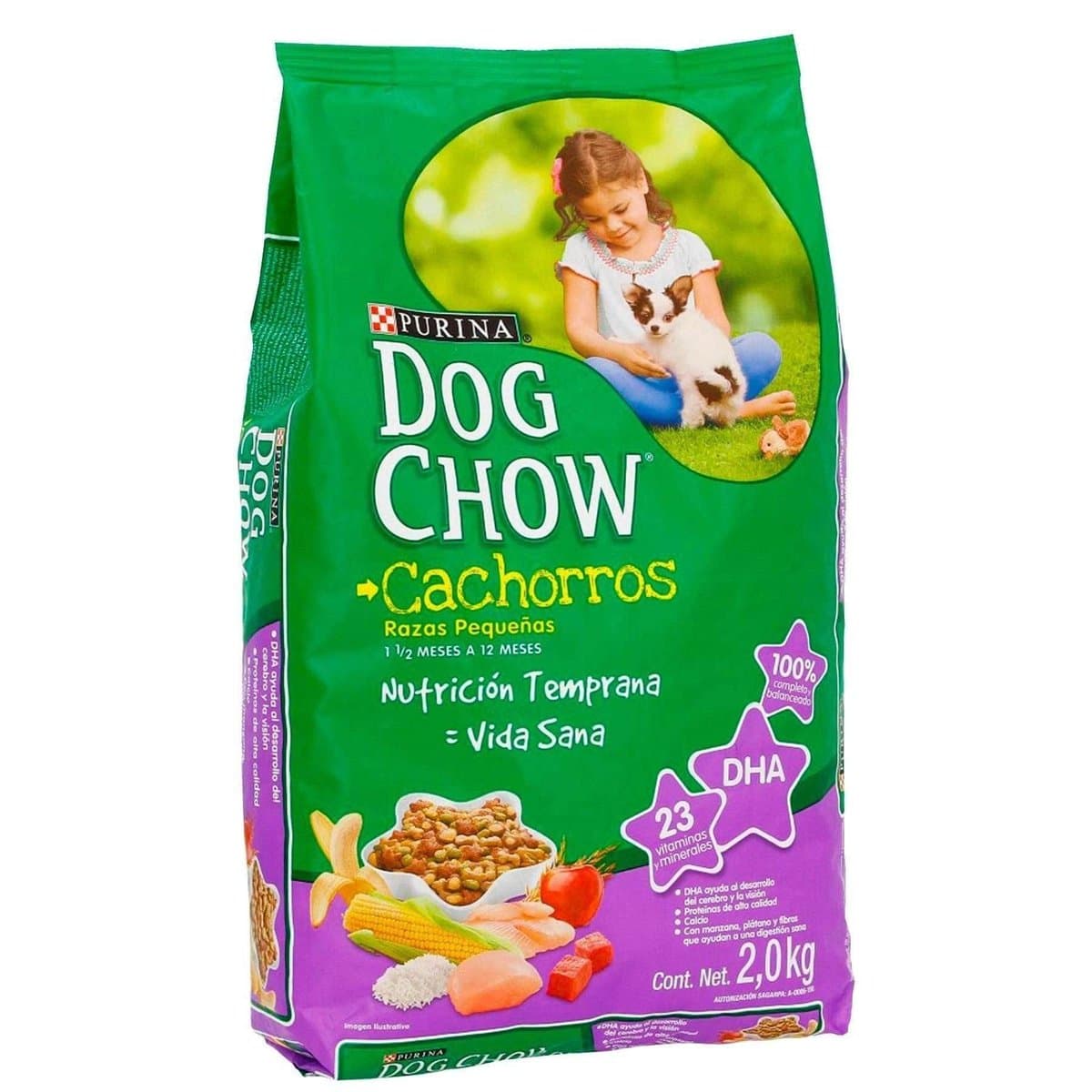 Alimento Para Cachorros Dog Chow Razas Pequeñas 2 kg Alimento Para Cachorros Dog Chow Razas Pequeñas 2 kg