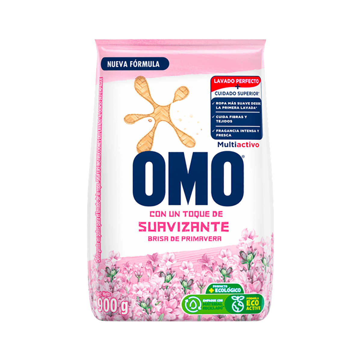 Detergente En Polvo Omo Multíactivo con Suavizante Brisa de Primavera 900 g Detergente En Polvo Omo Multíactivo con Suavizante Brisa de Primavera 900 g
