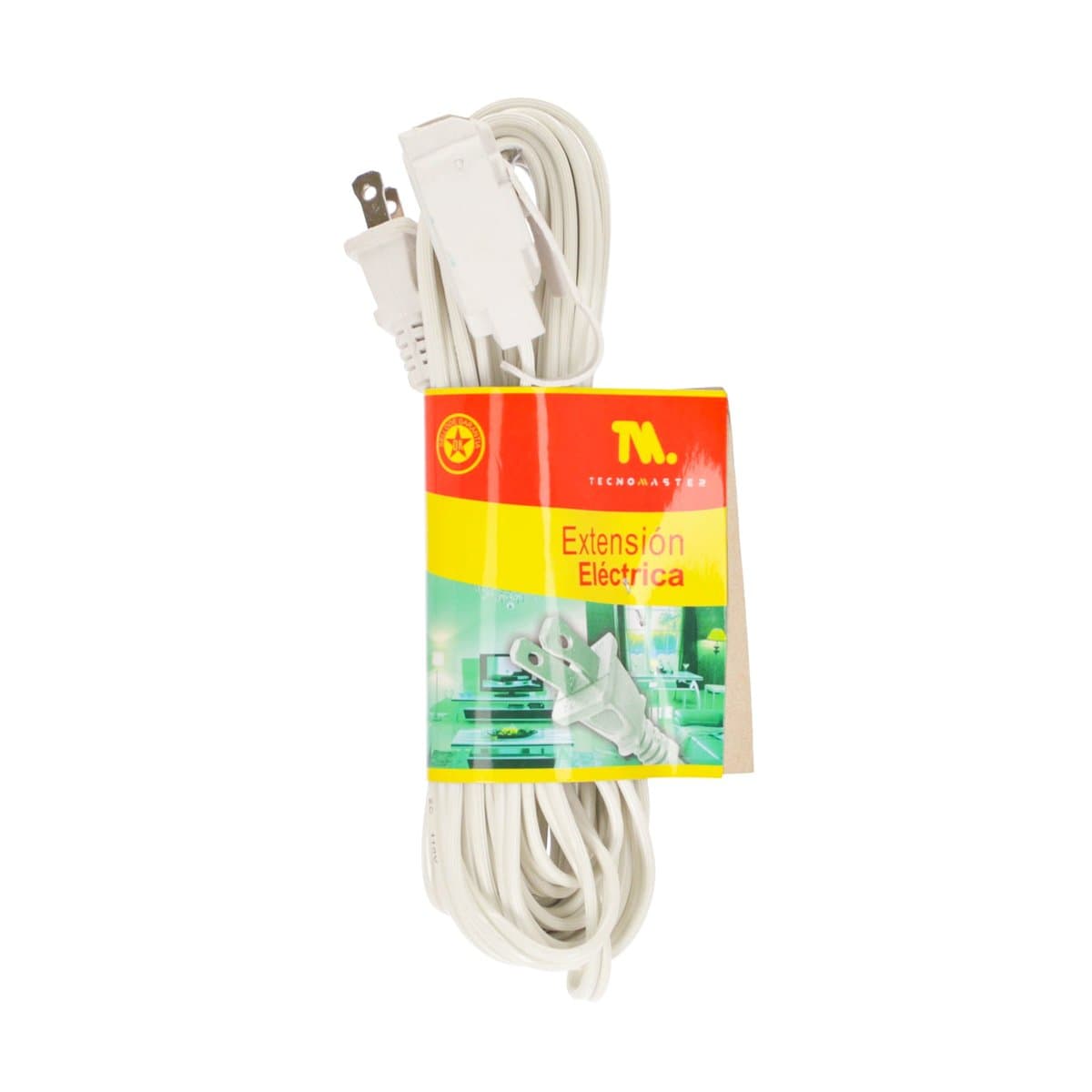 Extensión Eléctrica Blanca R/20FT-2000W-1 Extensión Eléctrica Blanca R/20FT-2000W-1