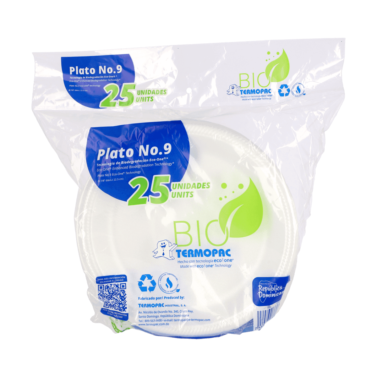 Plato Biodegradable 9” 25 UNITS Plato Biodegradable 9” 25 UNITS