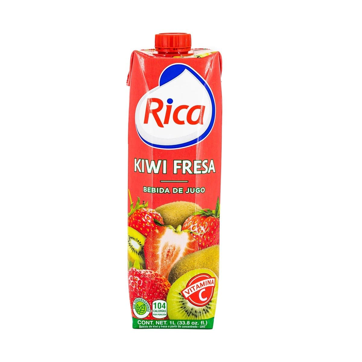Jugo De Kiwi Con Fresa Rica 1 Lt Jugo De Kiwi Con Fresa Rica 1 Lt