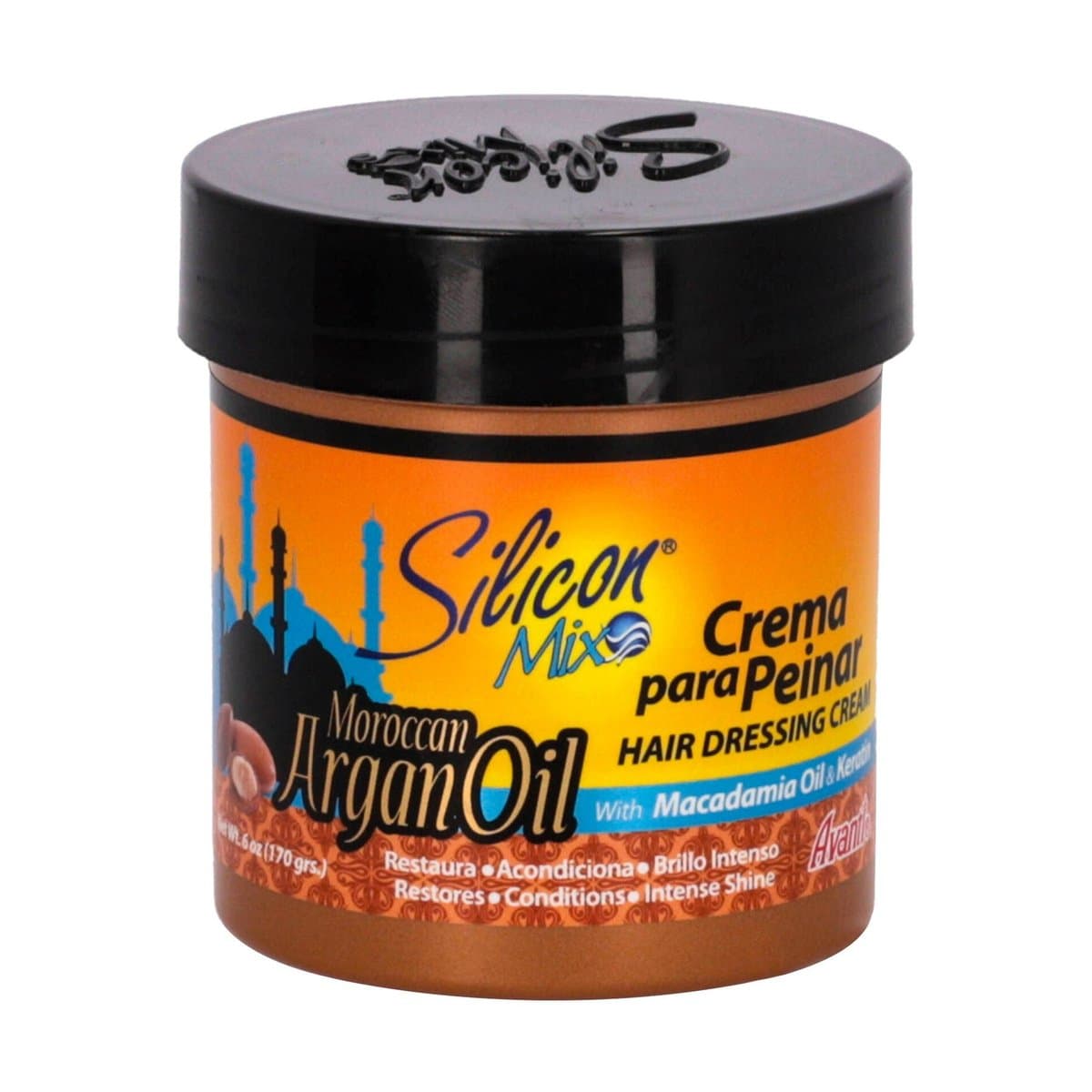 Crema Para Peinar Silicom Mix Con Aceite De Argán 6 Oz Crema Para Peinar Silicom Mix Con Aceite De Argán 6 Oz