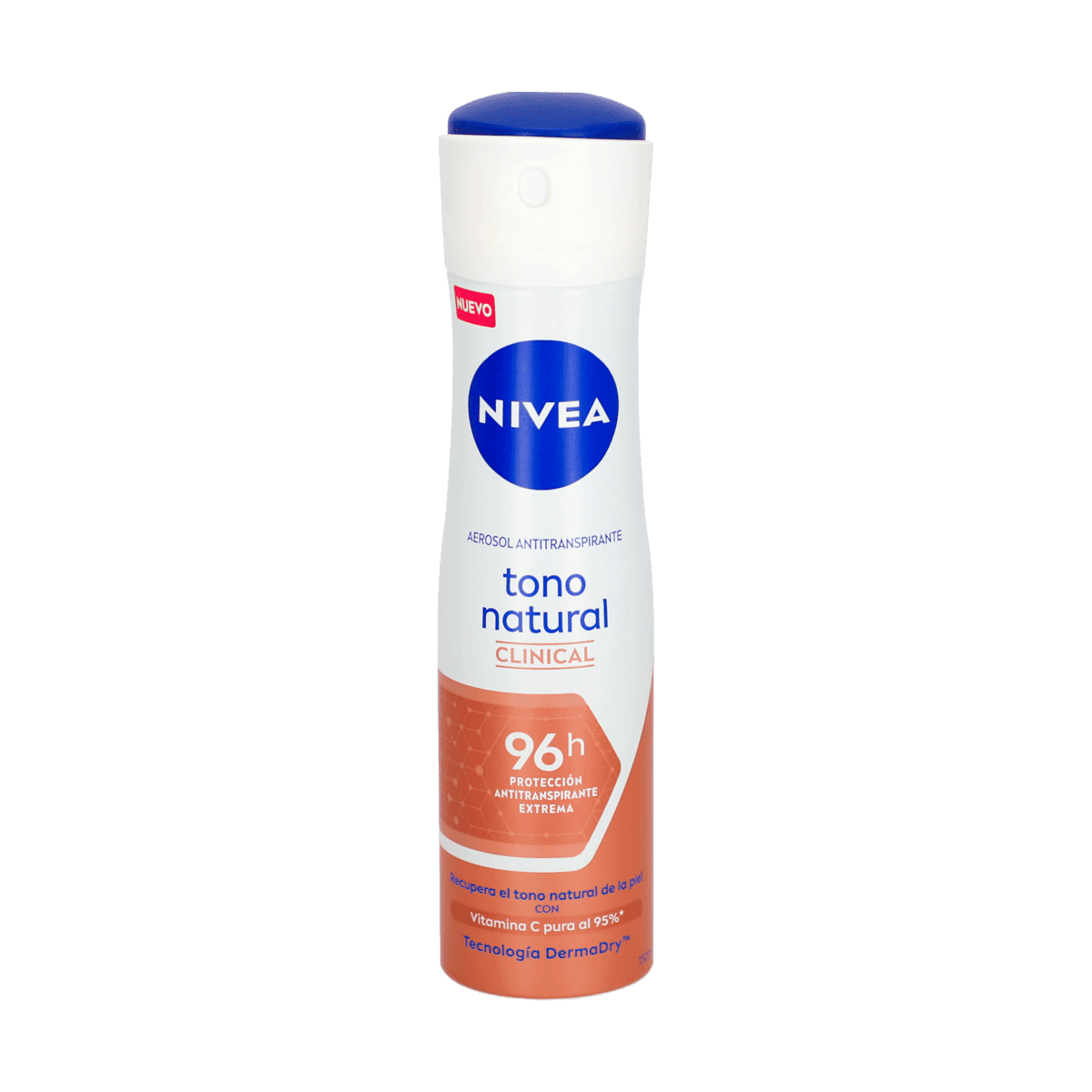 Desodorante Clinical Nivea Tono Natural 96h Protección Extrema 150mL Desodorante Clinical Nivea Tono Natural 96h Protección Extrema 150mL