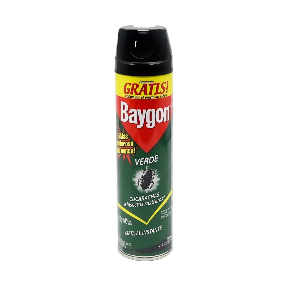 Insecticida Baygon Verde Cucarachas e Insectos Rastreros SC Johnson 400 ml Insecticida Baygon Verde Cucarachas e Insectos Rastreros SC Johnson 400 ml