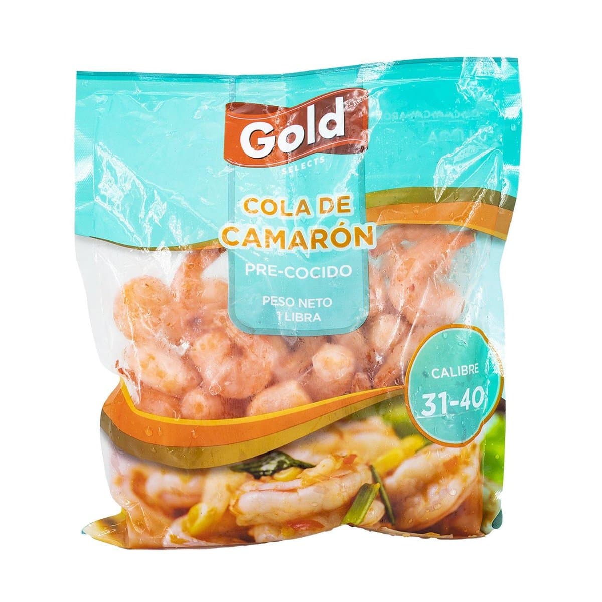 Camarones Pre-Cocidos Calibre 31/40 Gold Selects 1 Lb Camarones Pre-Cocidos Calibre 31/40 Gold Selects 1 Lb