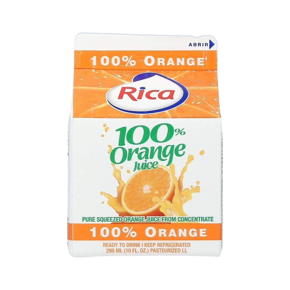 Jugo De Naranja 100% Rica 296ml Jugo De Naranja 100% Rica 296ml