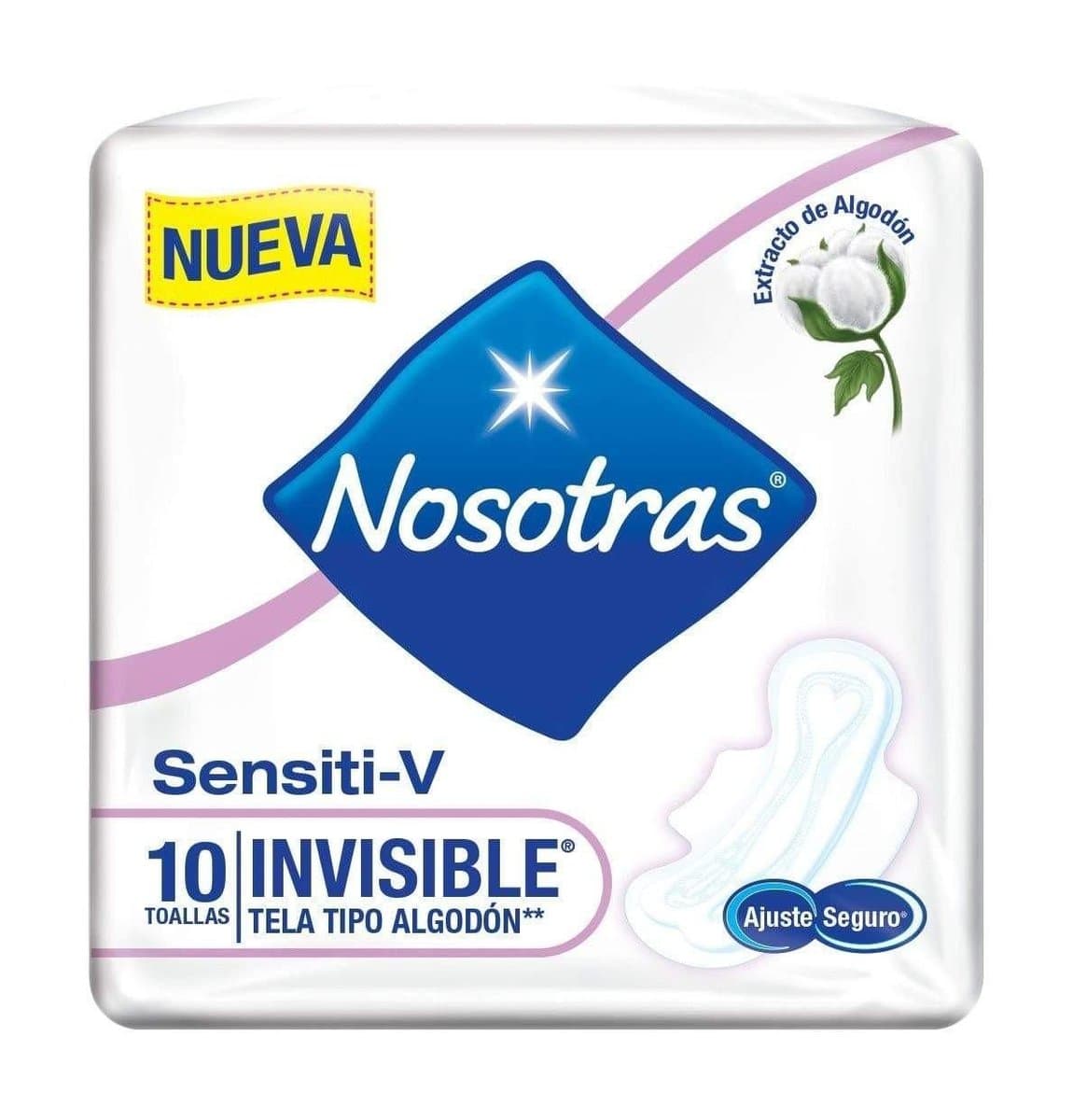 Toallas Intimas Nosotras Invisible 10 Unidades Toallas Intimas Nosotras Invisible 10 Unidades