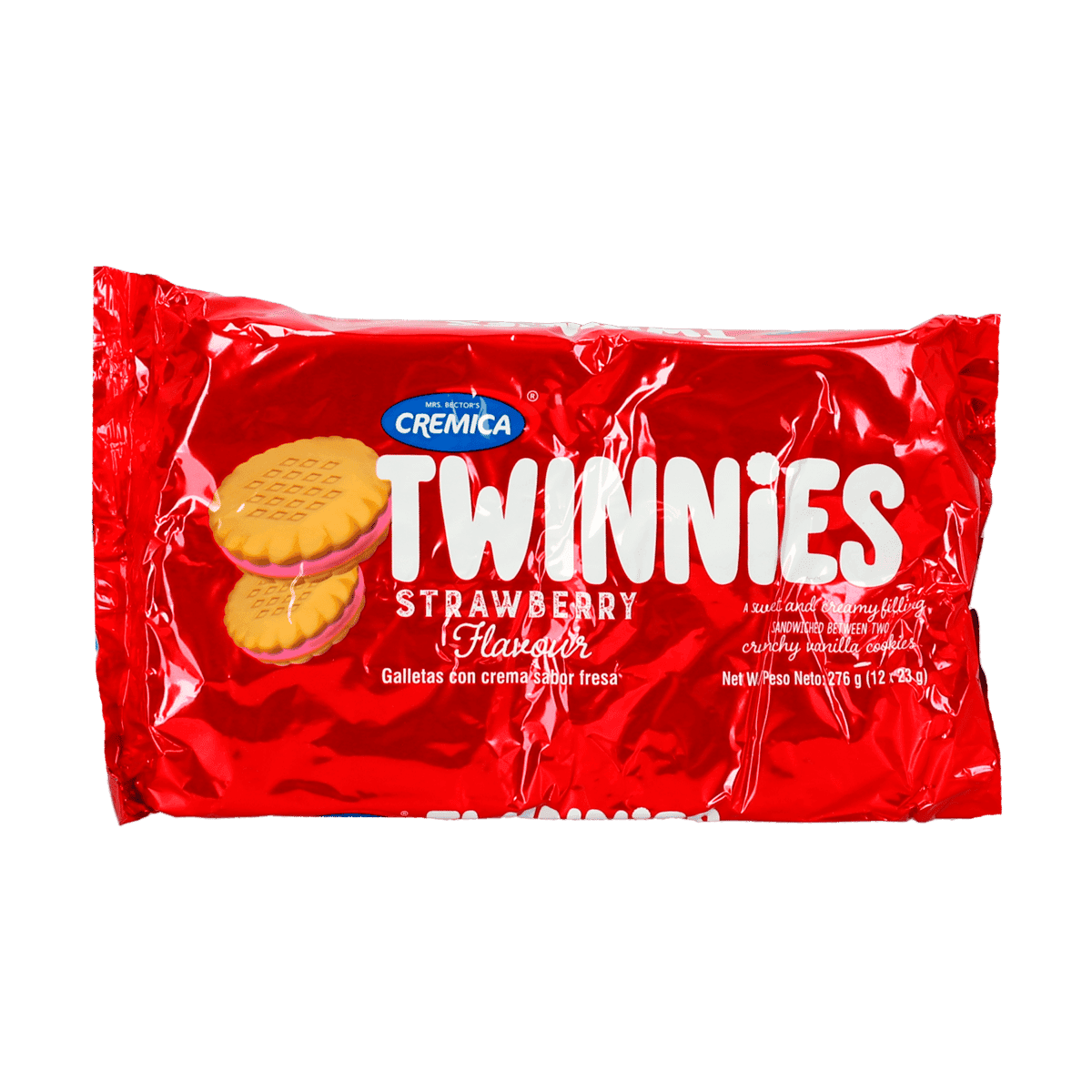 Galletas con Crema Sabor Fresa Cremica Twinnies 23 Grs Galletas con Crema Sabor Fresa Cremica Twinnies 23 Grs