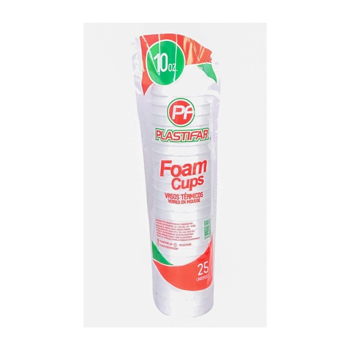 Vaso Foam Plastifar 10 Oz Vaso Foam Plastifar 10 Oz