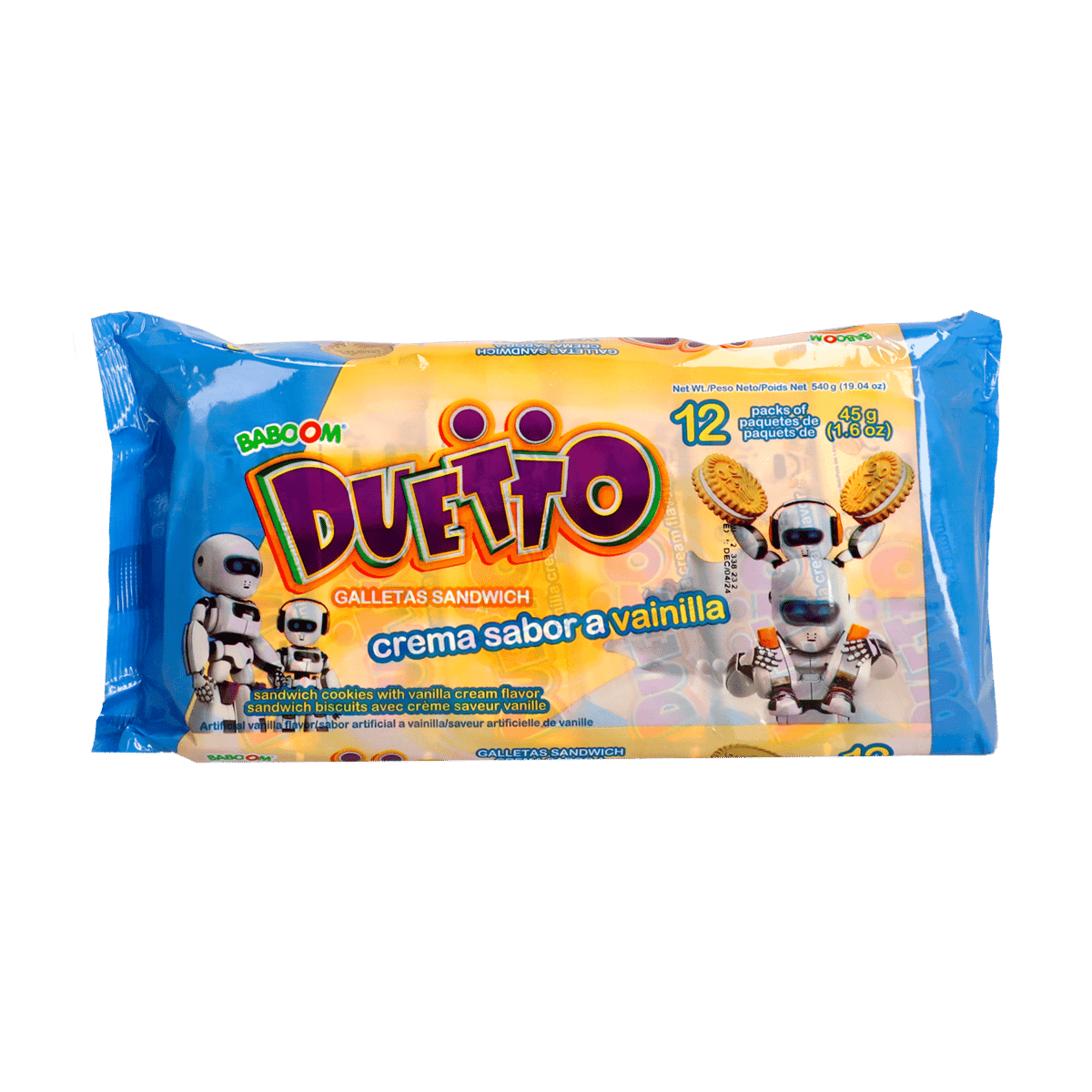 Galletas Duetto Sabor a Vainilla 12 Unidades Galletas Duetto Sabor a Vainilla 12 Unidades