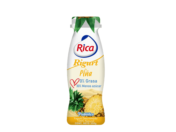 Yogurt De Piña Rica 250G Yogurt De Piña Rica 250G
