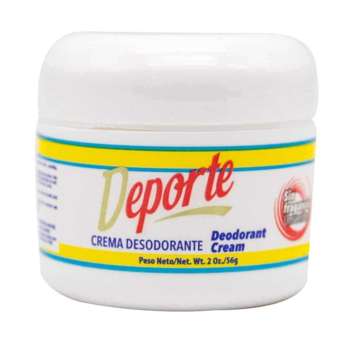 Crema Desodorante Deporte 2 Oz Crema Desodorante Deporte 2 Oz