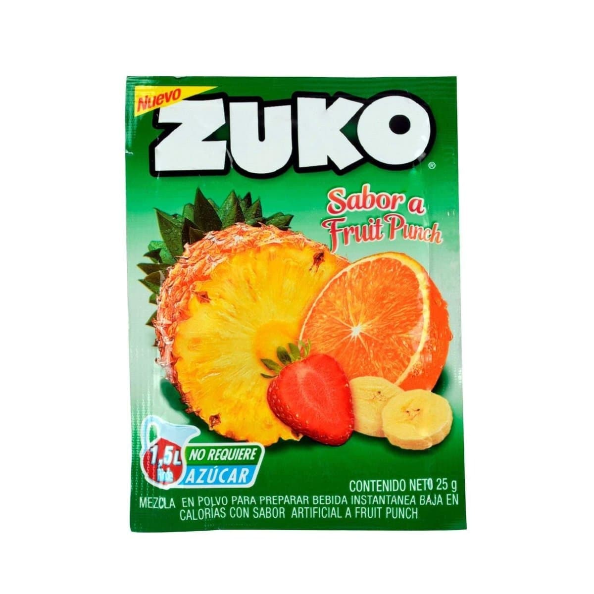 Jugo En Polvo Zuko Sabor Fruit Punch 25 g Jugo En Polvo Zuko Sabor Fruit Punch 25 g