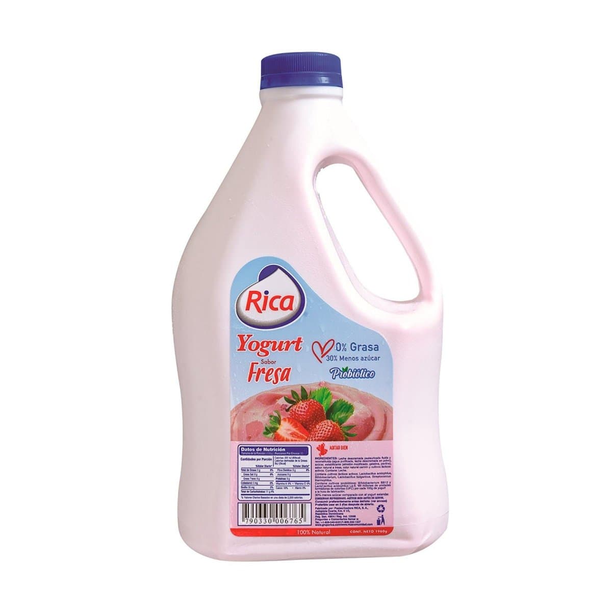 Yogurt De Fresa Rica Sin Grasa ½ gL Yogurt De Fresa Rica Sin Grasa ½ gL