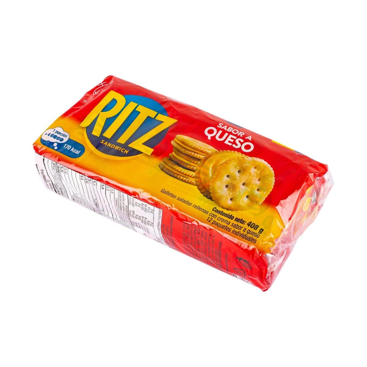 Galletas Sándwich Rellenas de Queso Nabisco Ritz 12 uds Galletas Sándwich Rellenas de Queso Nabisco Ritz 12 uds