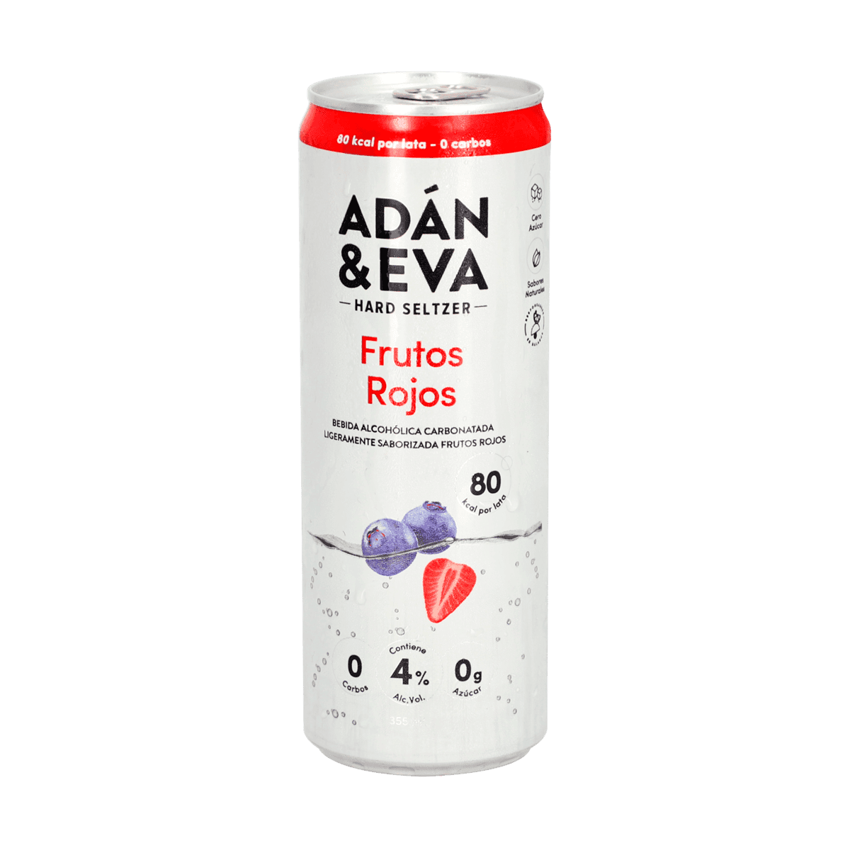 Hard Seltzer Frutos Rojos Adan & Eva 355 Ml Hard Seltzer Frutos Rojos Adan & Eva 355 Ml