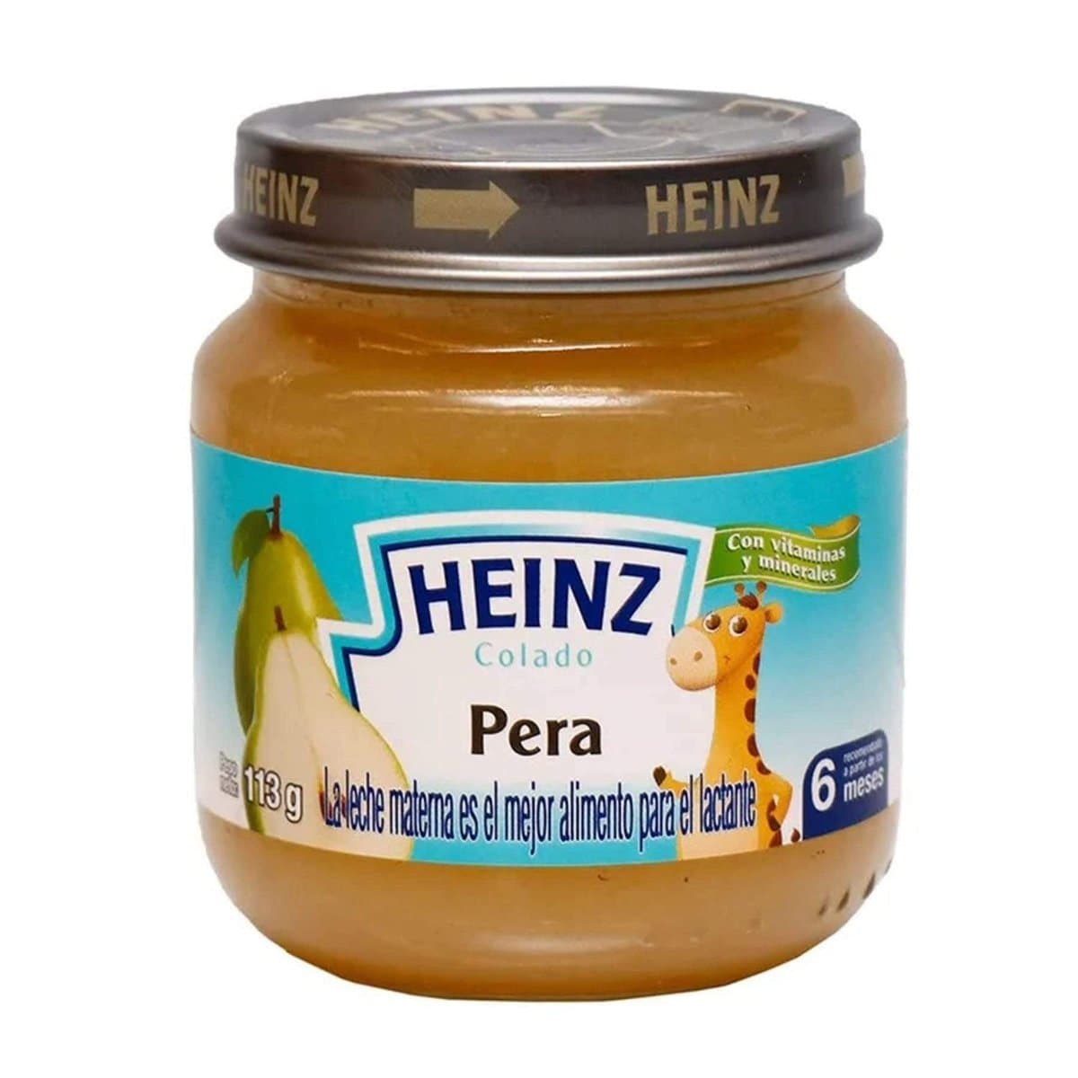 Compota Colado De Pera Heinz de 113g Compota Colado De Pera Heinz de 113g