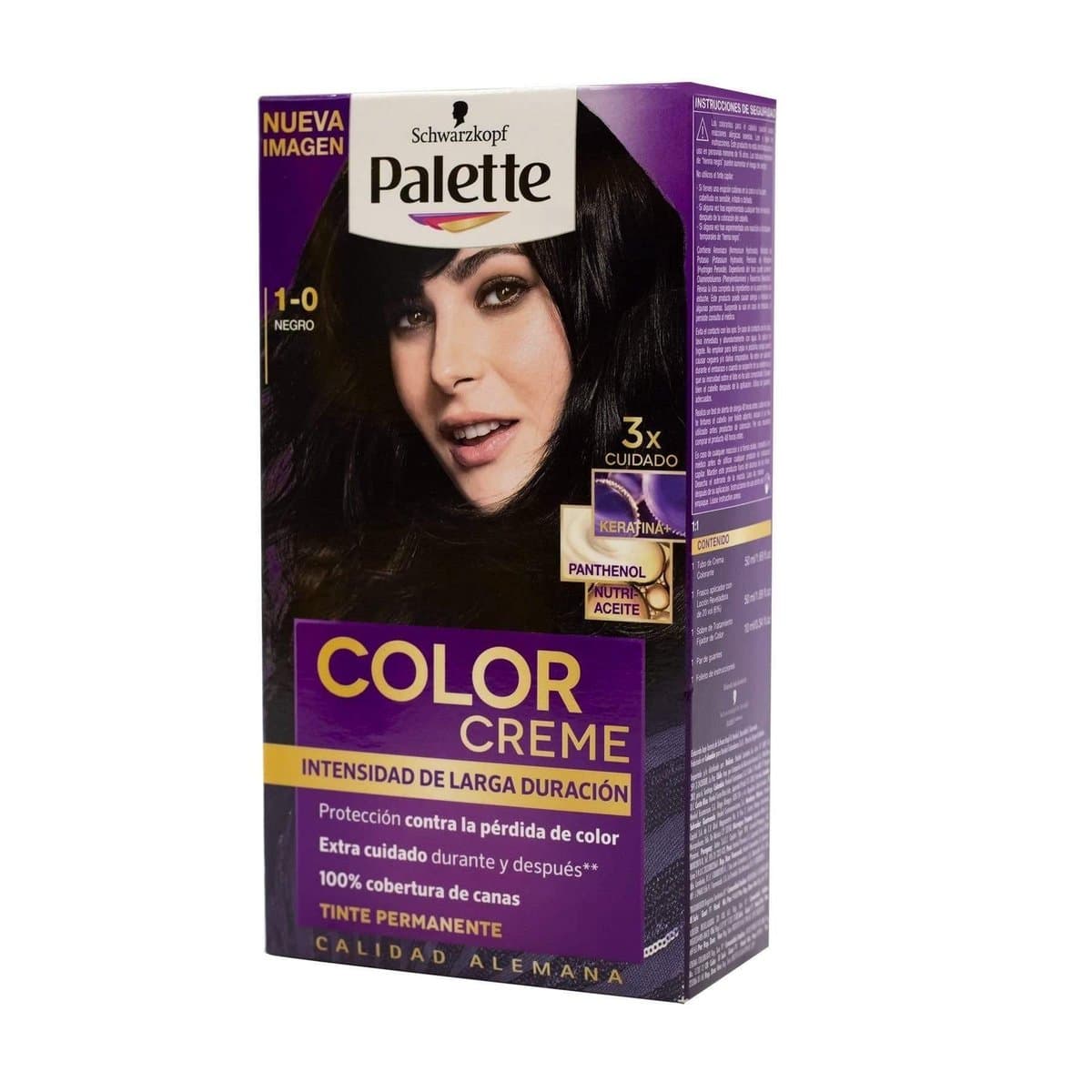 Tinte Palette Color Creme Negro 1-0 Tinte Palette Color Creme Negro 1-0
