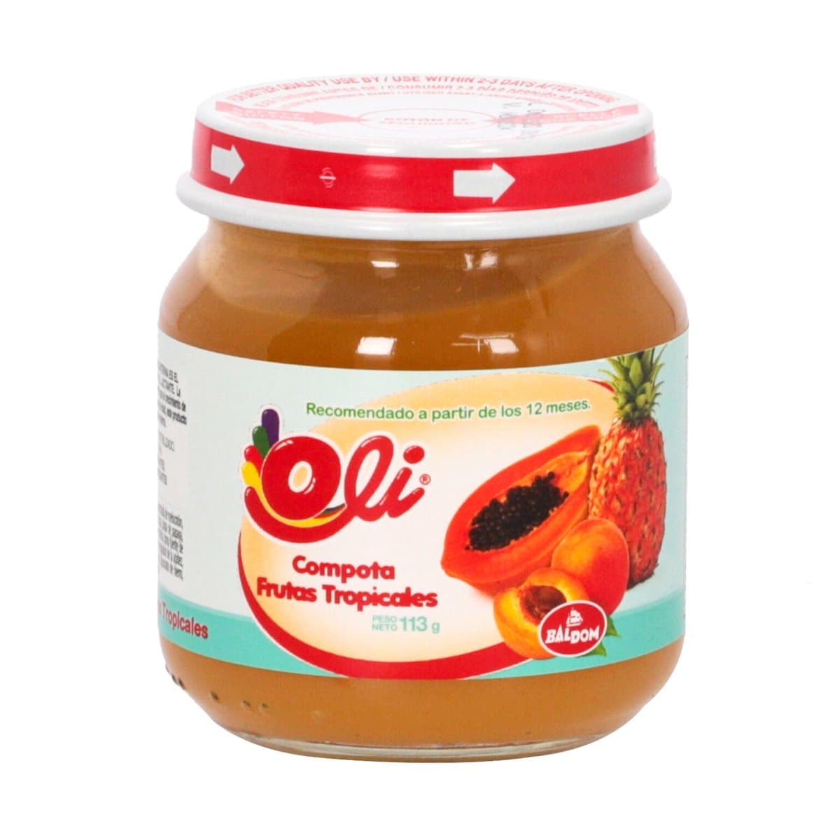 Compota Oli Frutas Tropicales 113gr Compota Oli Frutas Tropicales 113gr