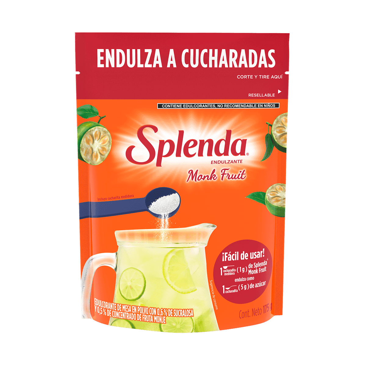 Endulzante Splenda Monk Fruit 175gr Endulzante Splenda Monk Fruit 175gr