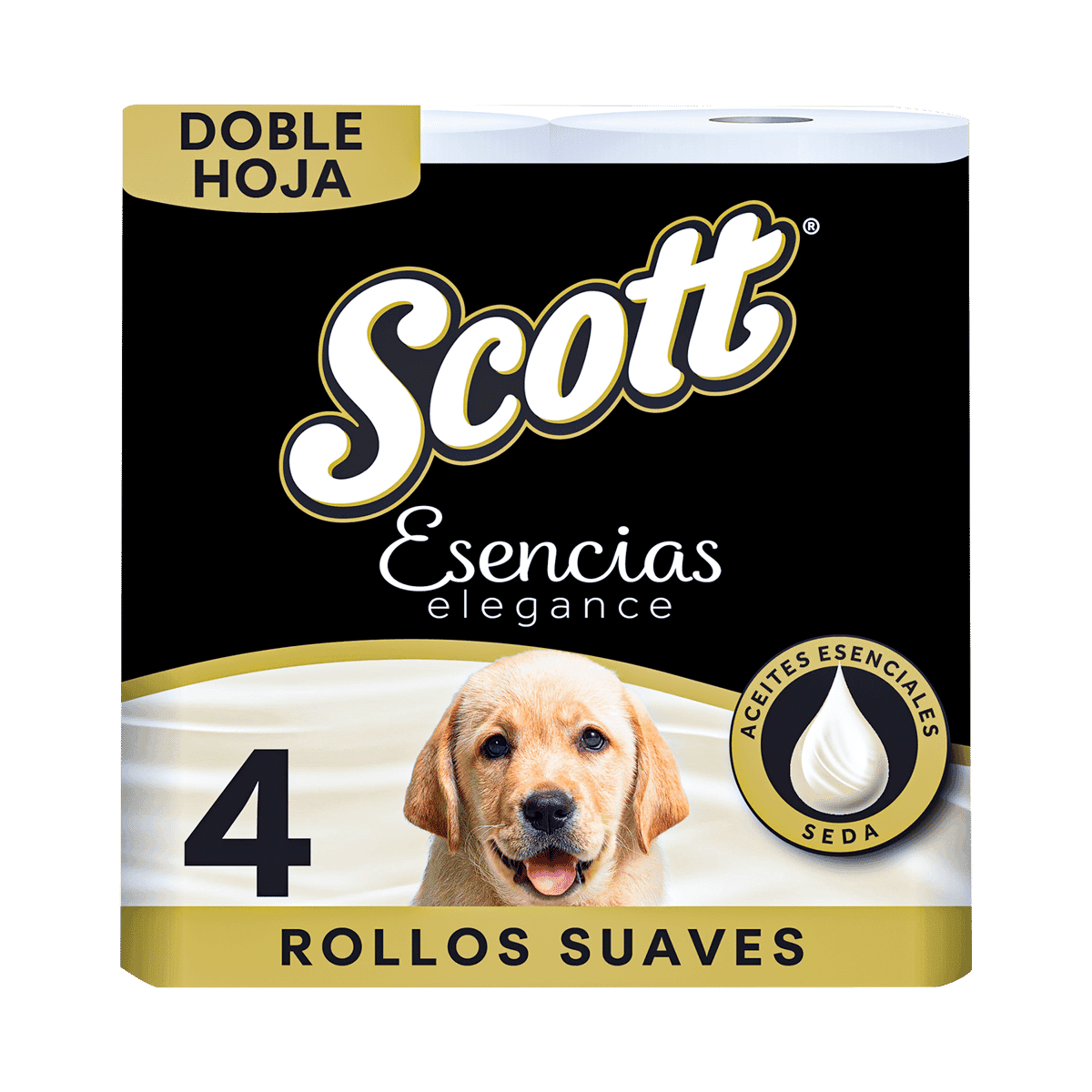 Papel HigiƩnico Scott Esencias Doble Hoja 4 Rollos Papel HigiƩnico Scott Esencias Doble Hoja 4 Rollos