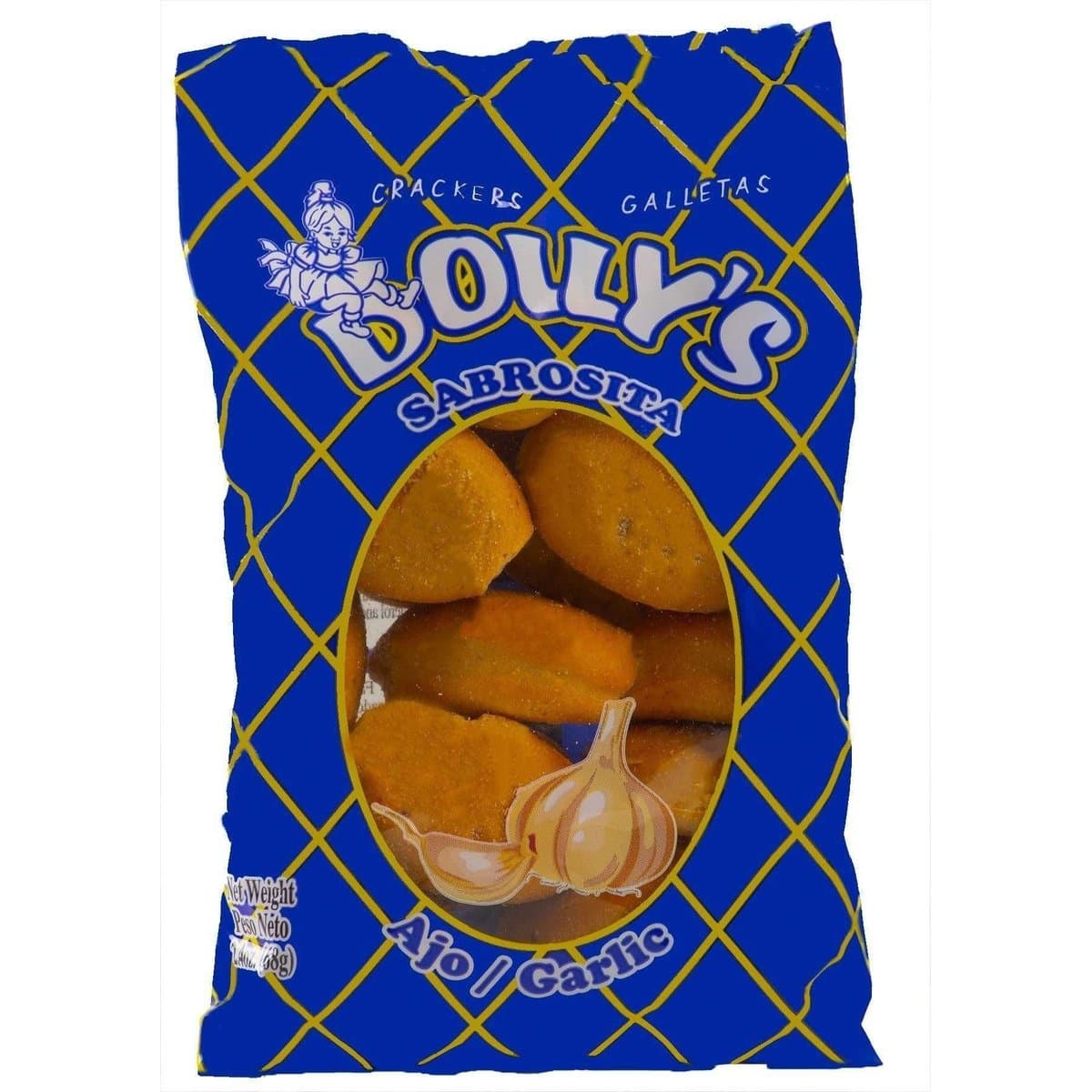 Galletas de Ajo Dolly's 68 g Galletas de Ajo Dolly's 68 g